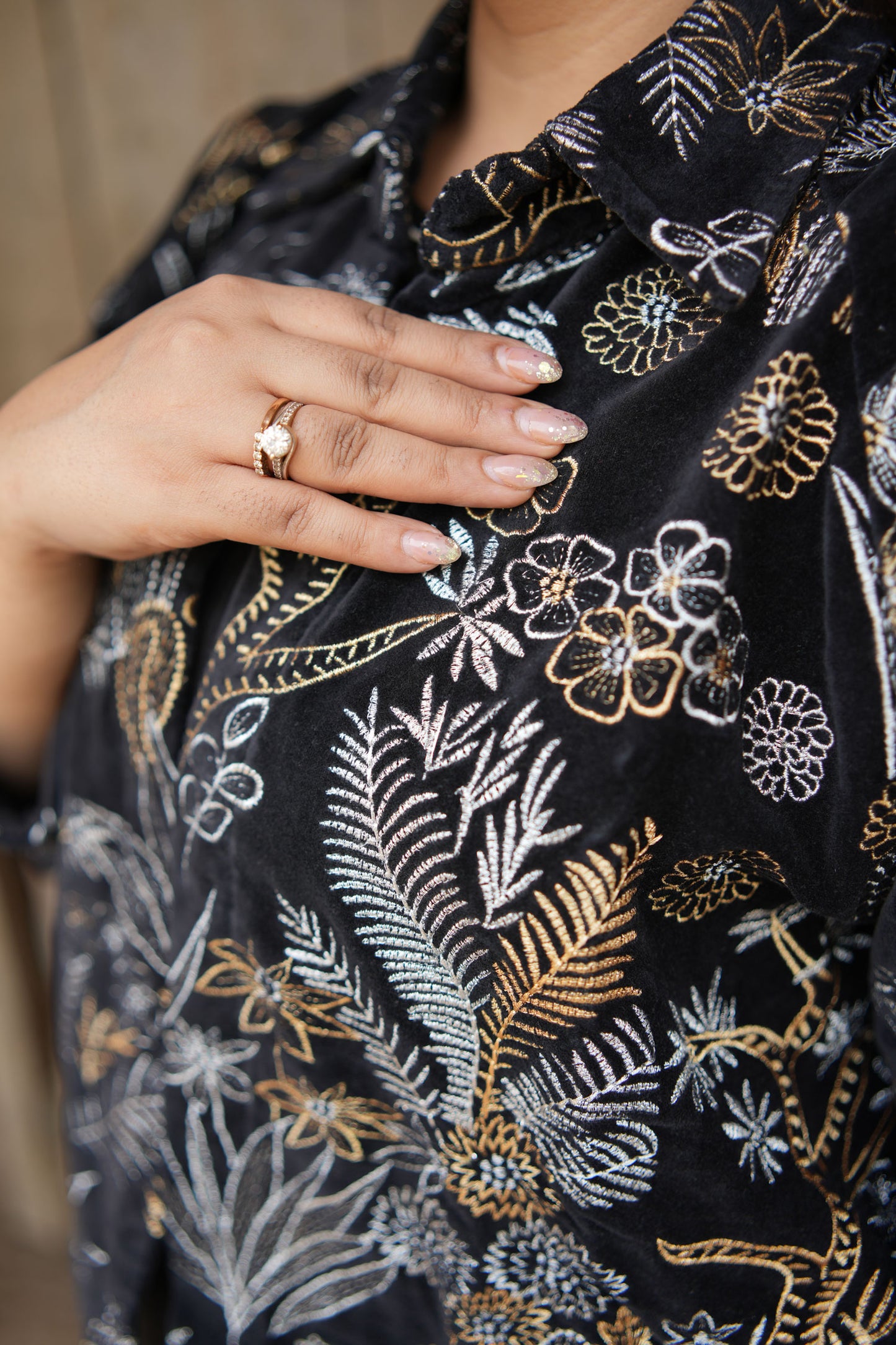 STARLIT VELVET BOLERO JACKET