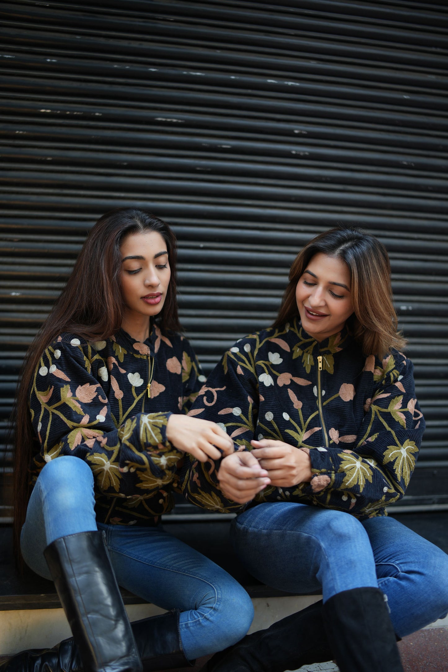 SUZANI BLOOM BOMBER JACKET