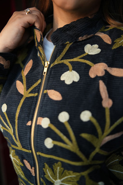 SUZANI BLOOM BOMBER JACKET