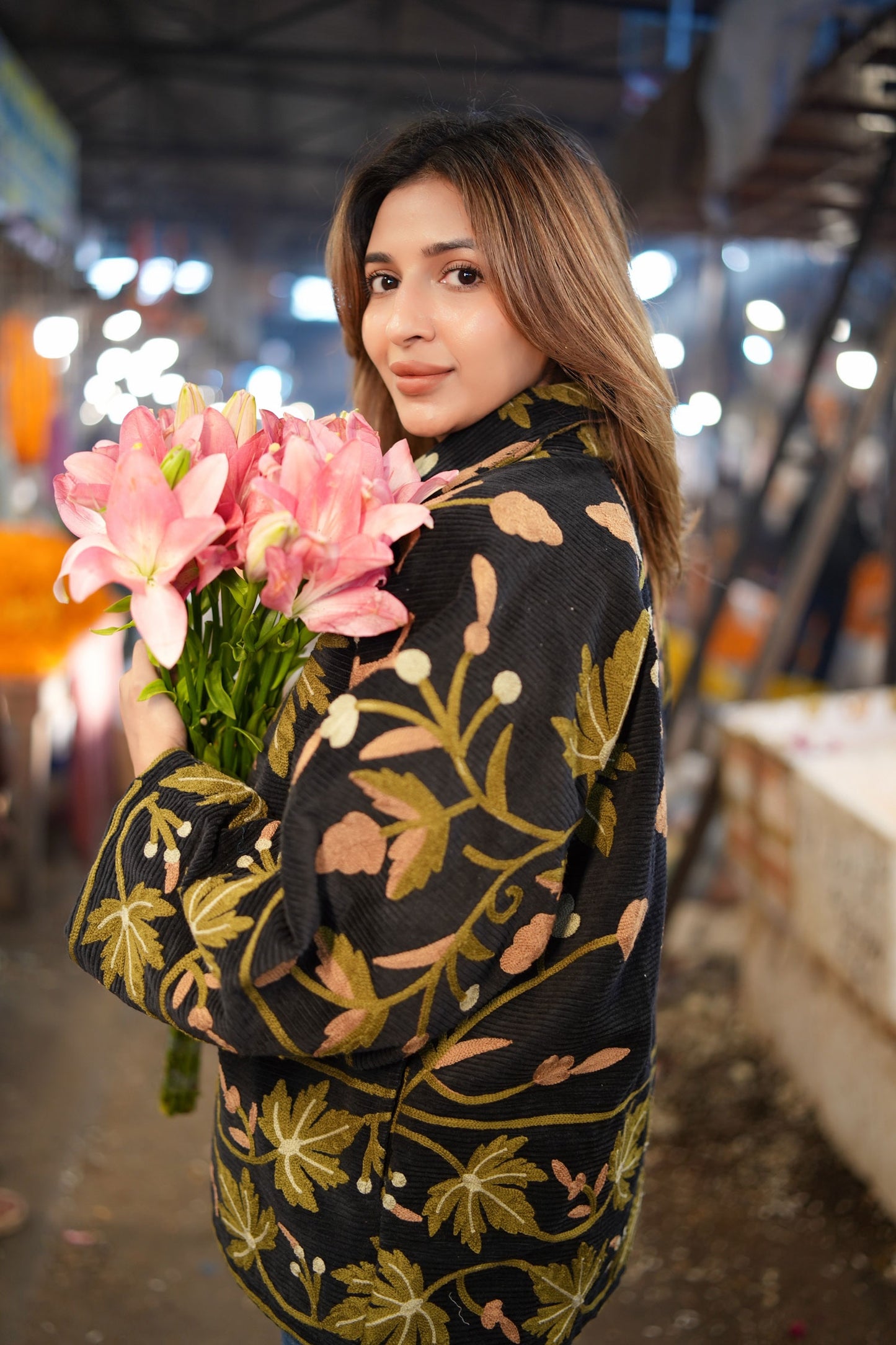 SUZANI BLOOM BOLERO JACKET