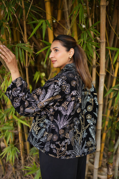 STARLIT VELVET BOLERO JACKET