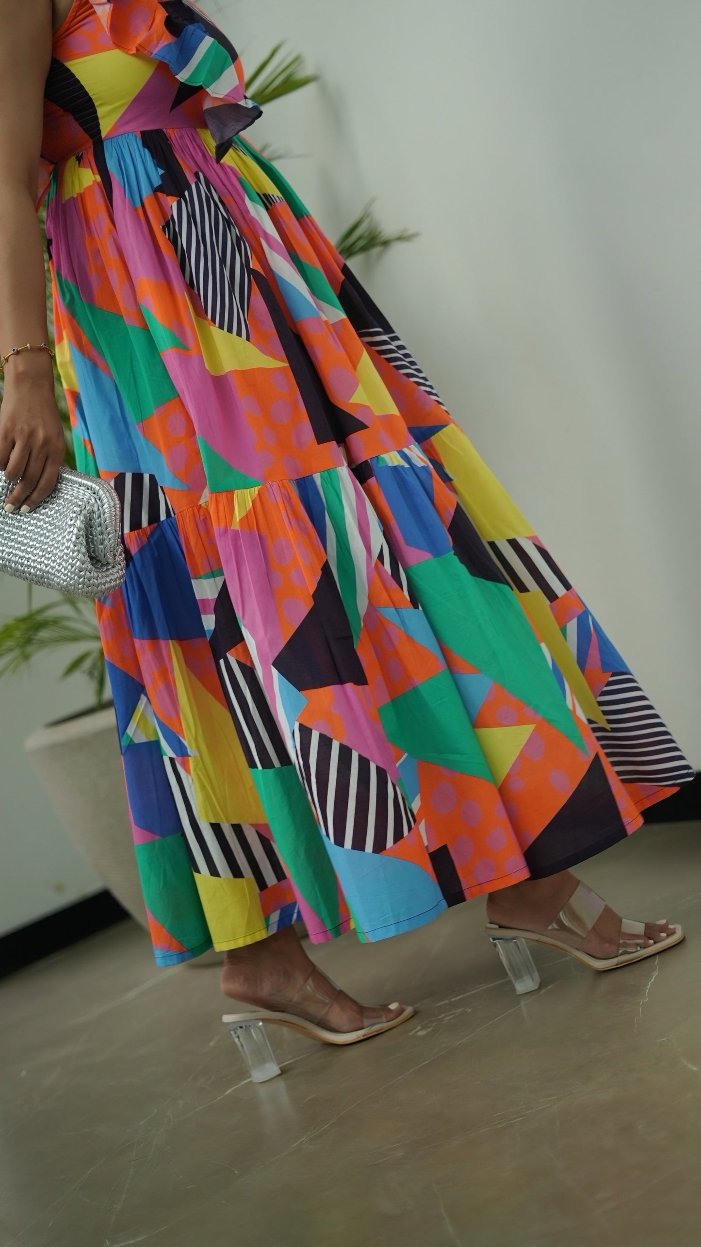 DISCO RAVE MAXI DRESS